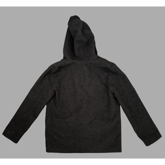 Crazy 8 Hooded Coat Girls Size 10/12 Gray Dressy Toggle Jacket w/ Pockets - Picture 7 of 7